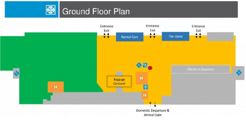 Hamilton Airport Ground Floor