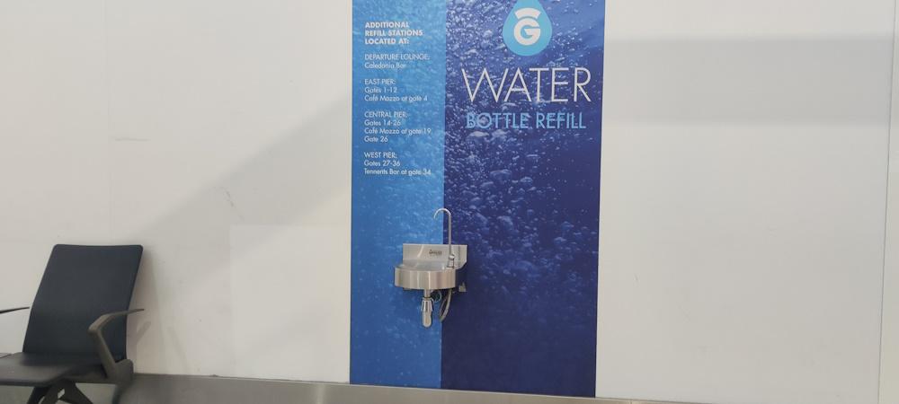 Water bottle refill